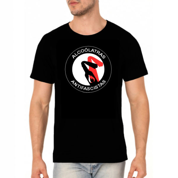 Camiseta Masculina Alcoólatras Antifascistas