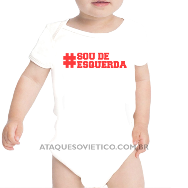 Body Infantil Sou de Esquerda - Image 2