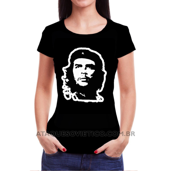 Camiseta Feminina Baby Look Che Guevara