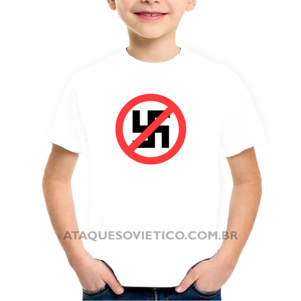 Camiseta Infantil Anti-Nazi - Image 2