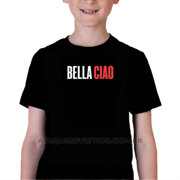 Camiseta Infantil Bella Ciao