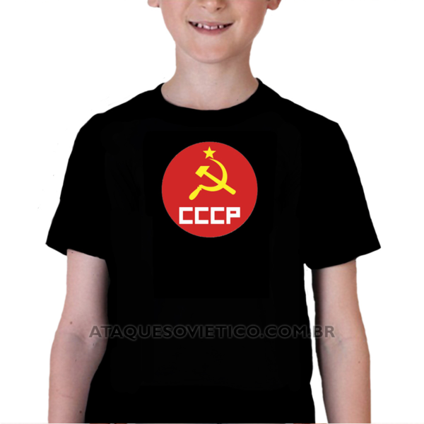 Camiseta Infantil CCCP Versão 2