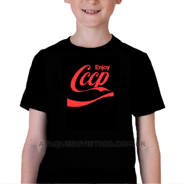 Camiseta Infantil CCCP Versão 4