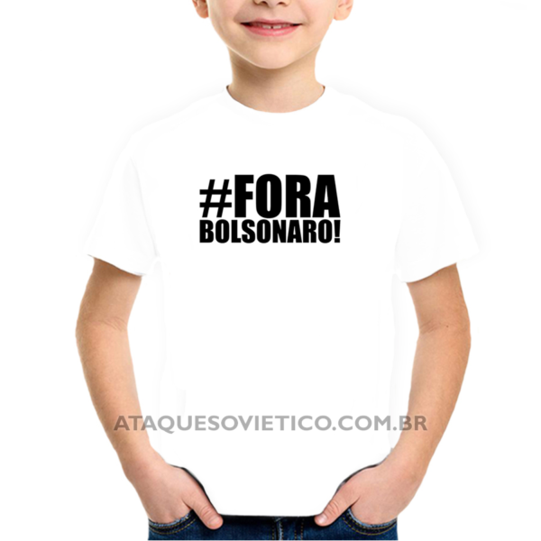 Camiseta Infantil Fora Bolsonaro - Image 2