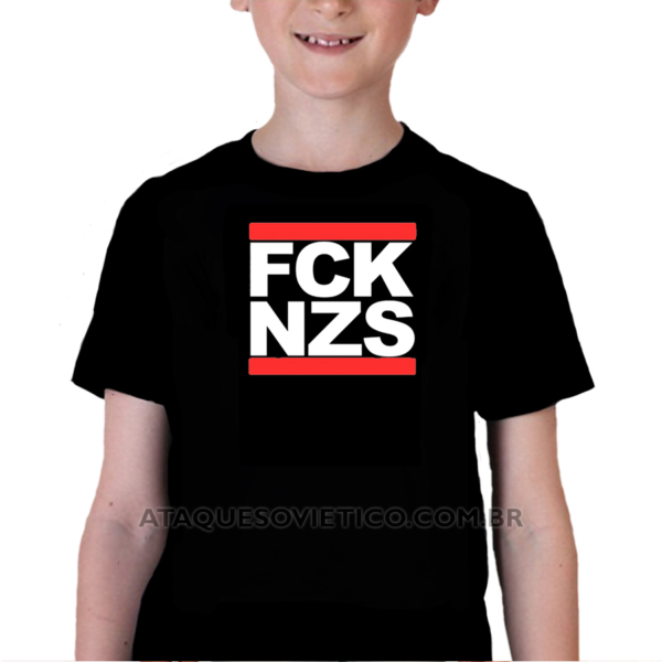 Camiseta Infantil Fuck Bolsonaro