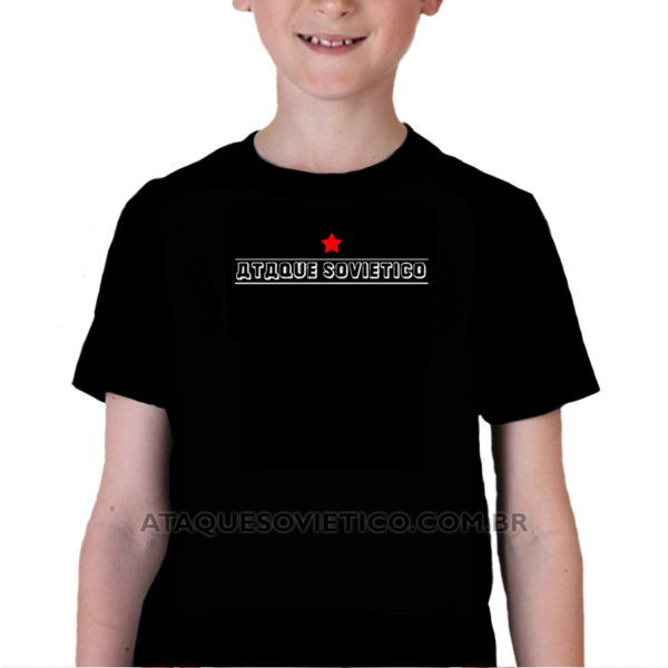 Camiseta Infantil Ataque Soviético