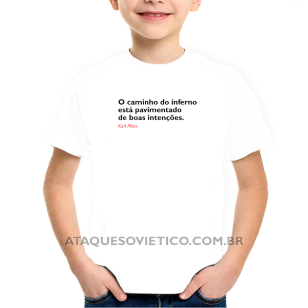 Camiseta infantil Marx Frases versão 1 - Image 2