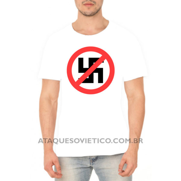 Camiseta Masculina Anti-Nazi - Image 2