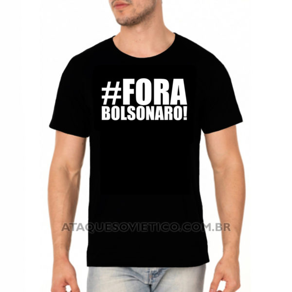 Camiseta Masculina Fora Bolsonaro