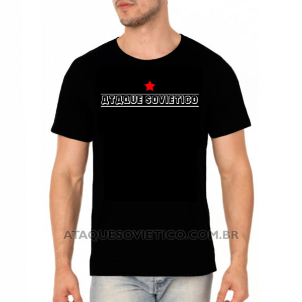 Camiseta Masculina Ataque Soviético