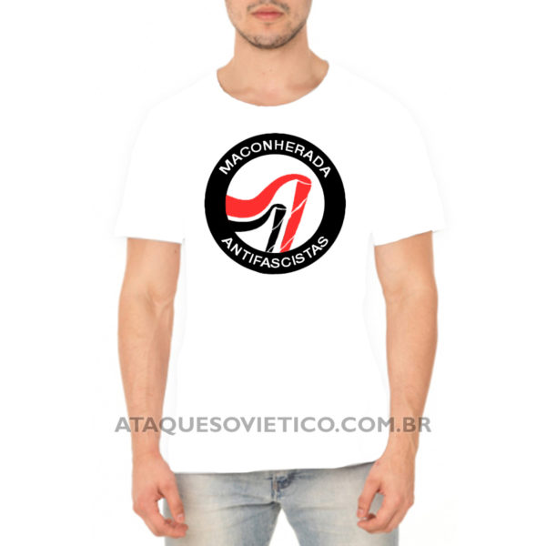Camiseta Masculina Maconherada Antifascistas - Image 2
