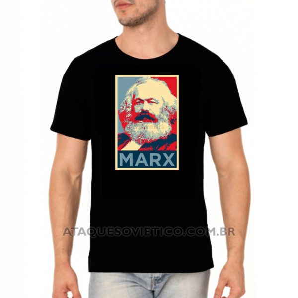 Camiseta Masculina Marx Yes We Can
