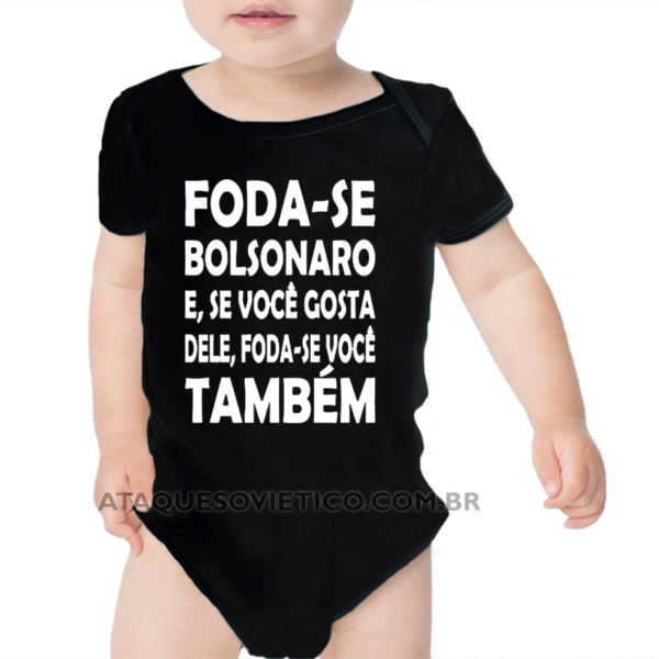 Body Infantil Foda-se Bolsonaro