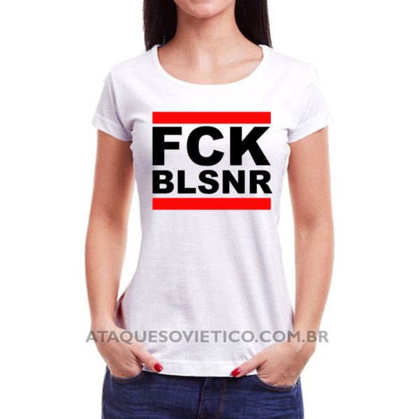 Camiseta Feminina Baby Look Fuck Bolsonaro - Image 2
