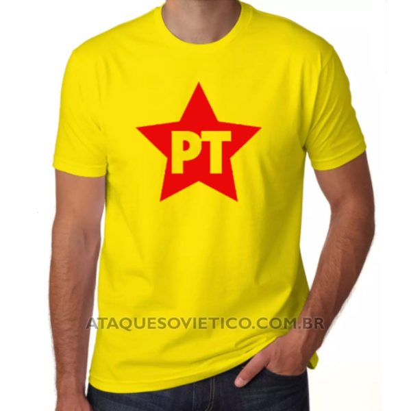 Camiseta Masculina PT (Partido dos Trabalhadores) - Image 4