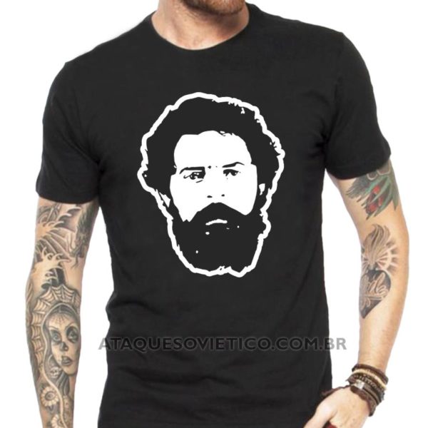Camiseta Masculina Lula Rosto - Image 2