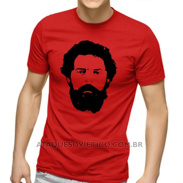 Camiseta Masculina Lula Rosto