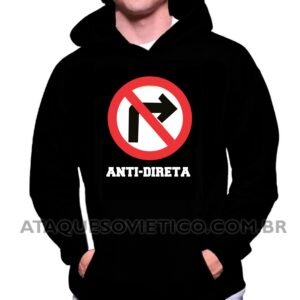 Blusa de Moletom Masculina Anti-direita