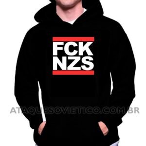 Blusa de Moletom Masculina Fuck Nazi