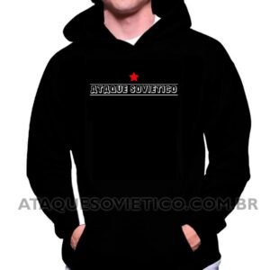 Blusa de Moletom Masculina Ataque Soviético