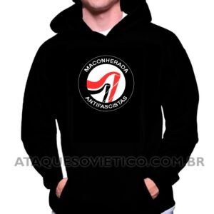 Blusa de Moletom Masculina Maconherada Antifascistas
