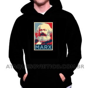 Blusa de Moletom Masculina Marx Yes We Can