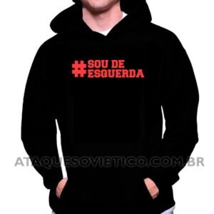 Blusa de Moletom Masculina Sou de Esquerda