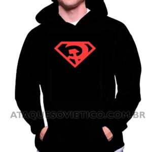 Blusa de Moletom Masculina Super Comunista